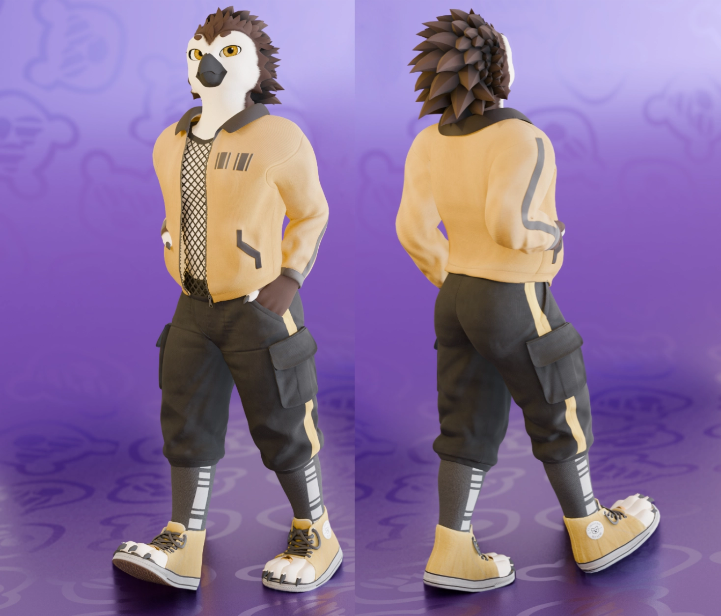 Avatar in a modern streetwear fit